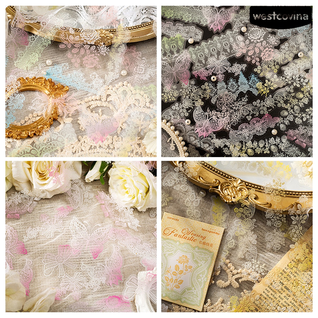 [WSTN]✎Bộ 20 Miếng Dán Trang Trí Sổ Tay Màu Sắc Gradient Xinh Xắn