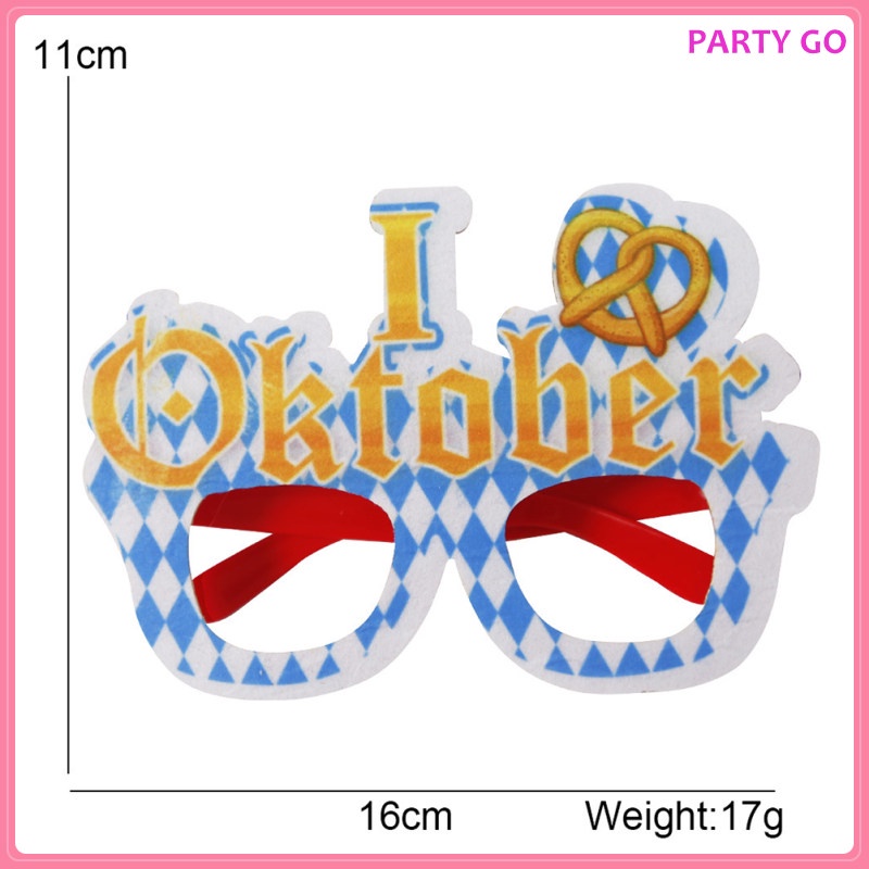 Set 8 Cặp Mắt Kính Dùng Để Chụp Hình Trong Buổi Tiệc Oktoberfest