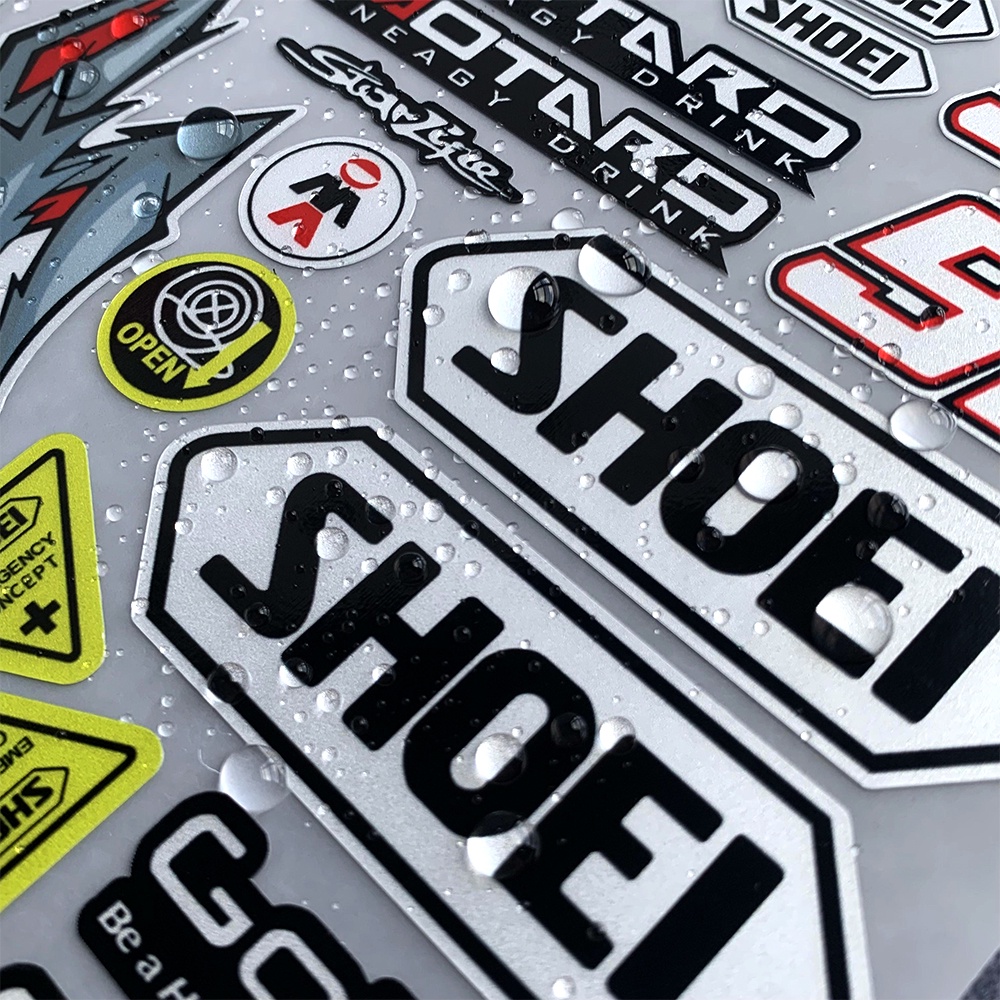 FENDER Miếng Dán Phản Quang Chống Thấm Nước Trang Trí Thân Xe Mô Tô