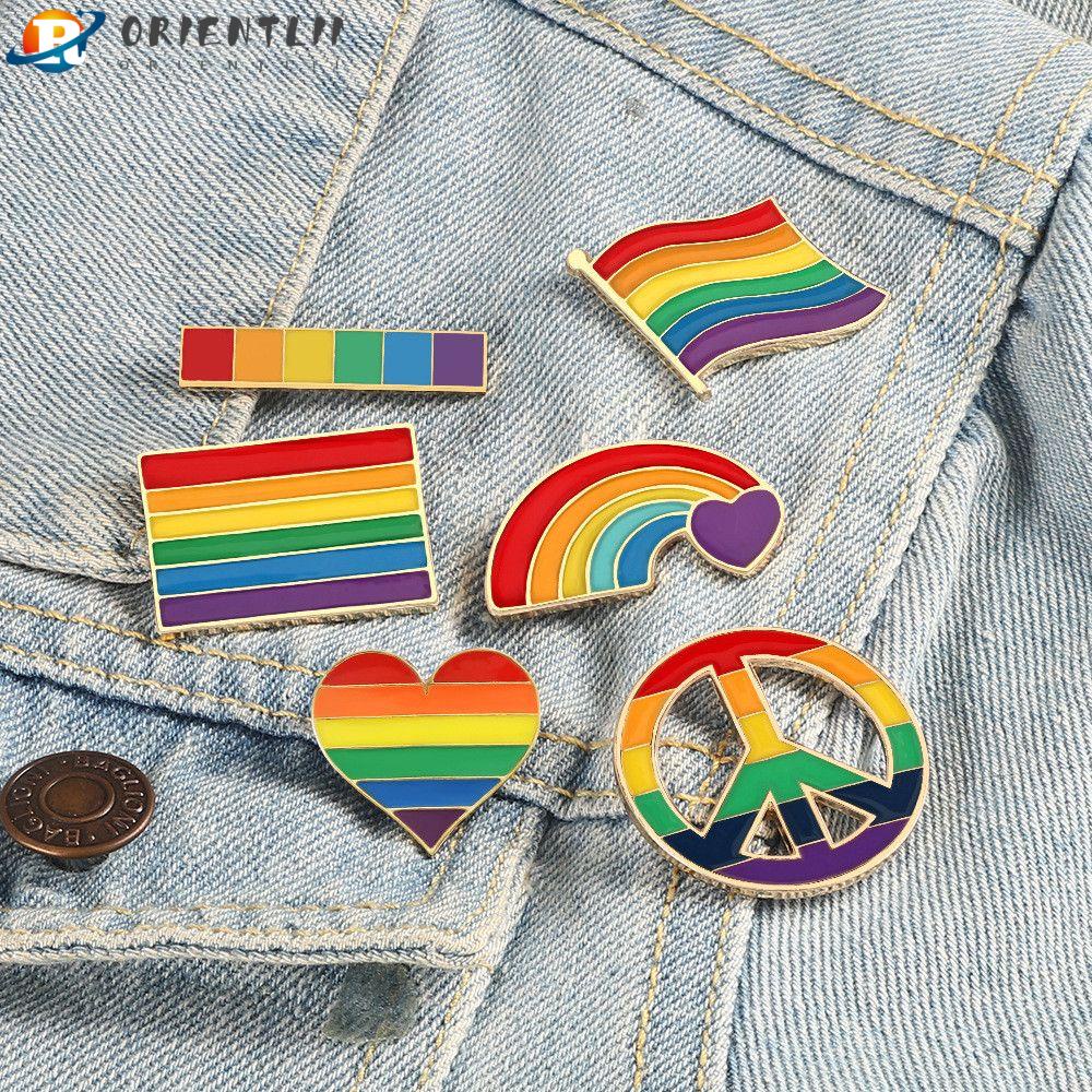 ORIENTLII Ghim Cài Áo Cầu Vồng LGBT