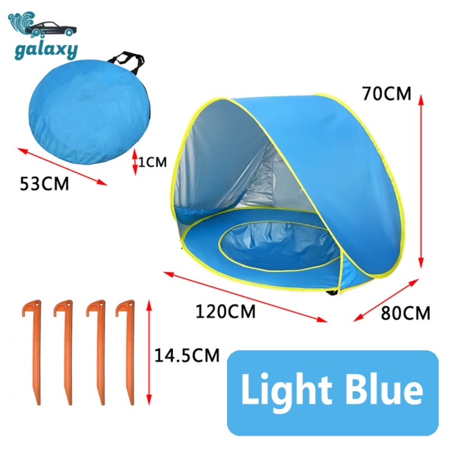 Galaxy Lều Che Nắng Uv Upf 50 + Cho Bé 0-3 Tuổi