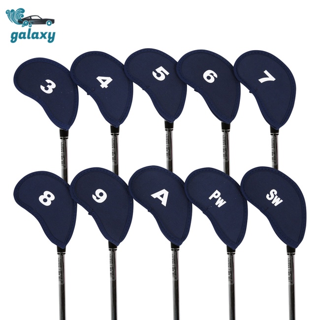 Galaxy Set 10 Vỏ Bọc Đầu Gậy Đánh Golf Chống Trầy Xước Tiện Dụng