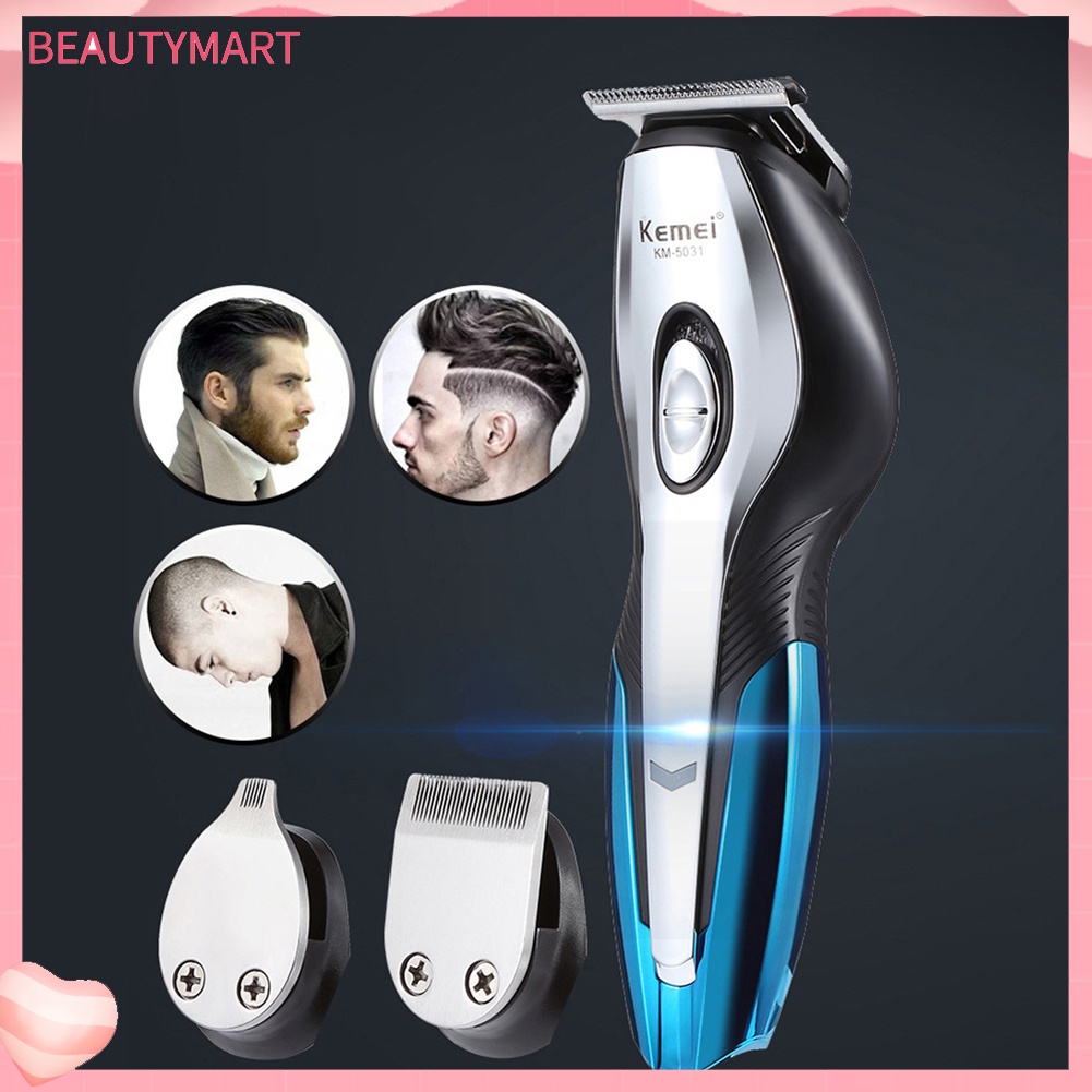 Tông Đơ Điện Cắt Tóc Cạo Râu Chuyên Nghiệp Tiếng Ồn Thấp Có Thể Sạc Lại