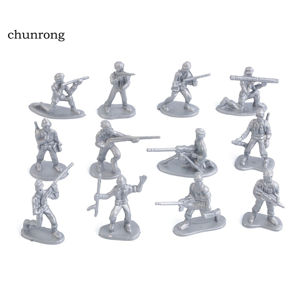 Cr Set 100 Mô Hình Lính Quân Đội Bằng Nhựa