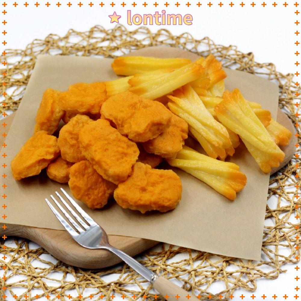 Mô Hình Gà Rán Nhân Tạo Màu Vàng Bằng Polyvinyl Chloride Trang Trí Quán Bar