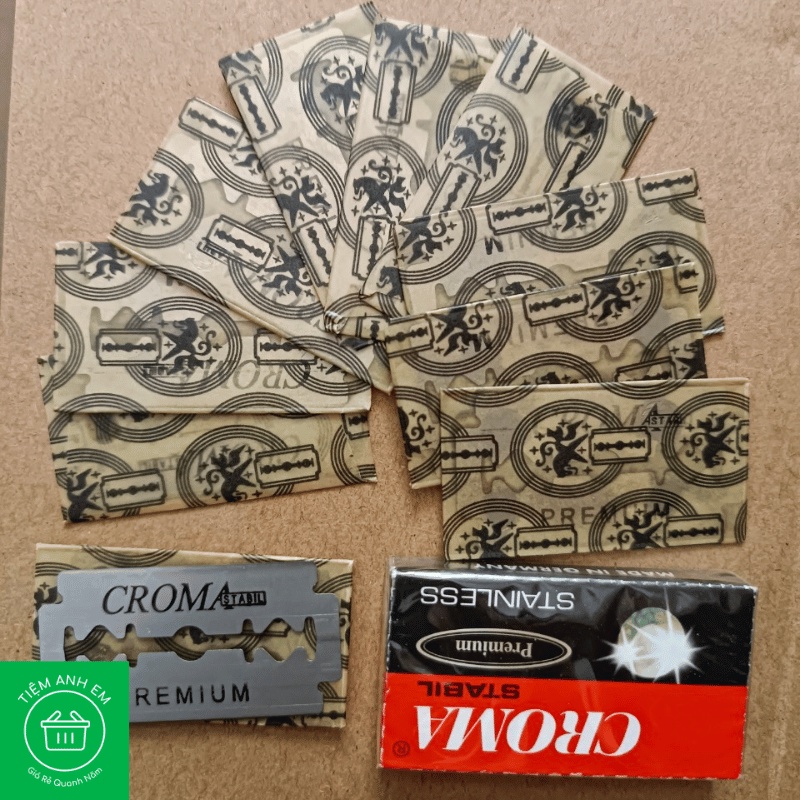 Lưỡi cạo râu Croma Stabil Premium hộp 10 cái