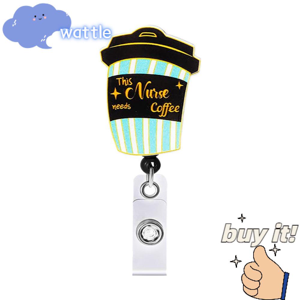 Kẹp Giữ ID / Cà Phê / Y Tá Có Thể Thu Gọn Dễ Thương Tiện Dụng Cho Văn Phòng