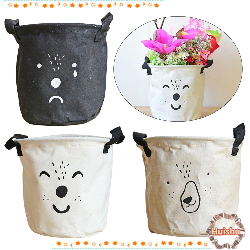 HS Giỏ Đựng Đồ Dùng Cỡ Lớn Họa Tiết Động Vật Dễ Thương Tiện Dụng Cho Gia Đình