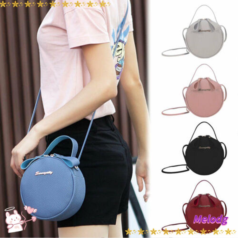 MELODG Túi Đeo Chéo Vai Họa Tiết Vỏ Quả Vải Thời Trang Sành Điệu Cho Nữ