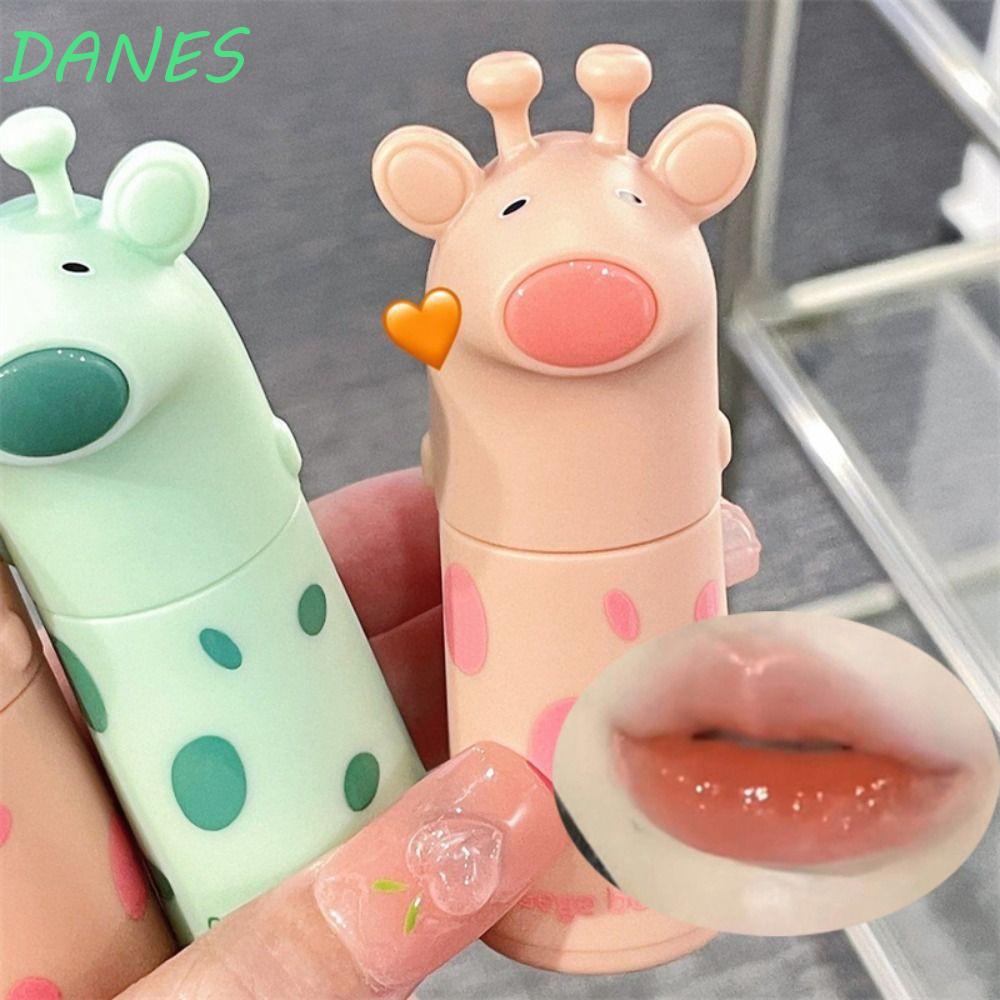 Son Bóng Dạng Thạch Dưỡng Ẩm Lâu Trôi Chống Dính Cốc Hình Hươu Dễ Thương Hiệu Daanes