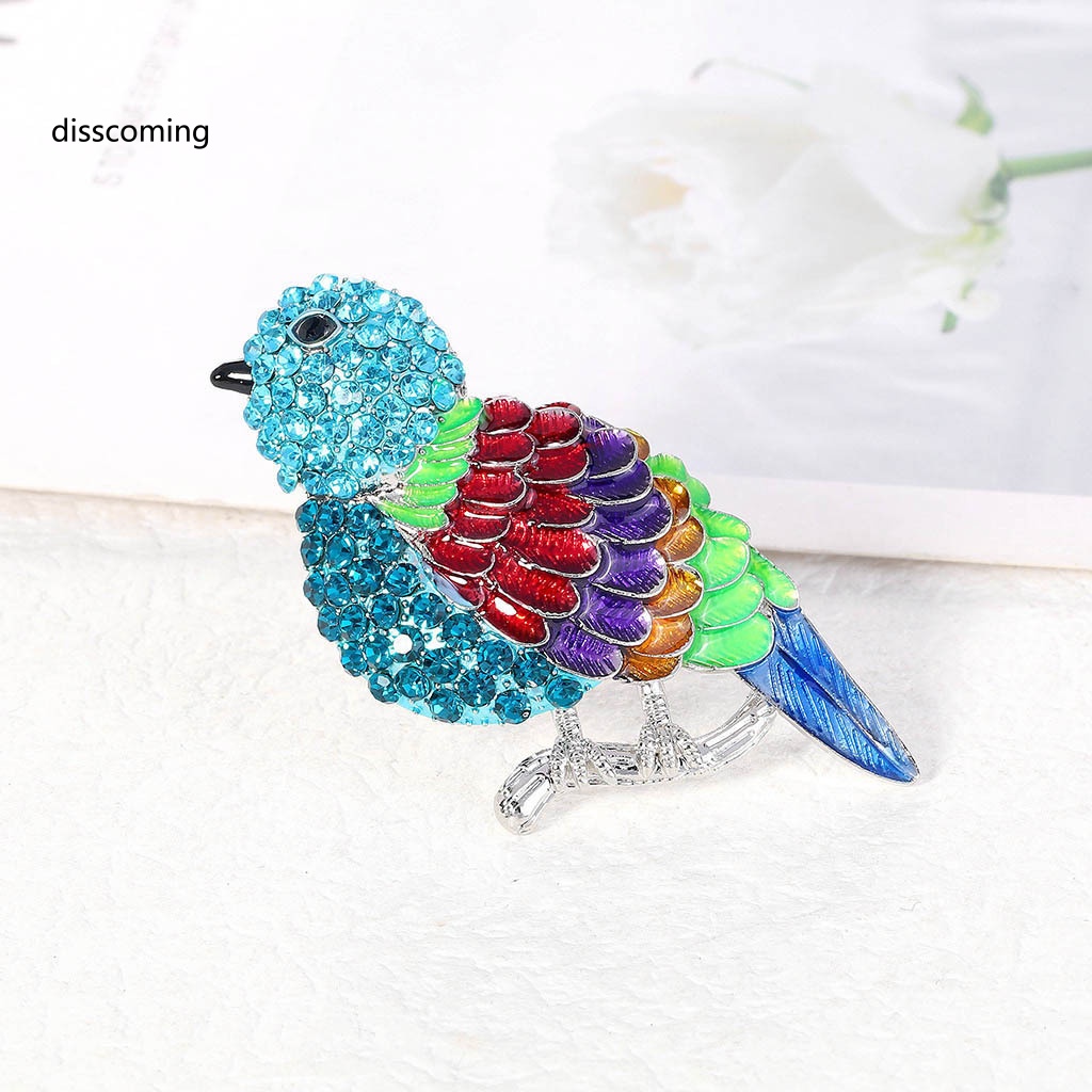 Áo Thun Tay Ngắn In Chữ SL| Trâm Cài Áo Hình Chú Chim Hoạt Hình Đính Đá Nhiều Màu Sắc