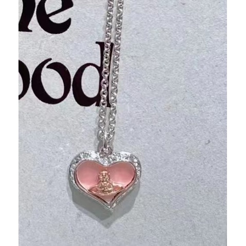 VIVIENNE WESTWOOD Tình Yêu Kim Cương Necklace Saturn Pendant
