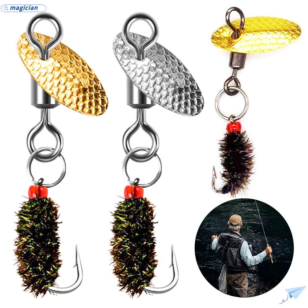 MAG Set 8 Mồi Giả Nhử Cá Bằng Nhựa Gắn Kèm Móc Câu