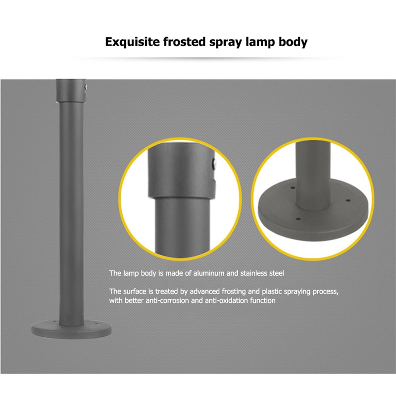 Bộ 2 Đèn LED Lắp Đặt Chống Thấm Nước Sử Dụng Năng Lượng Mặt Trời