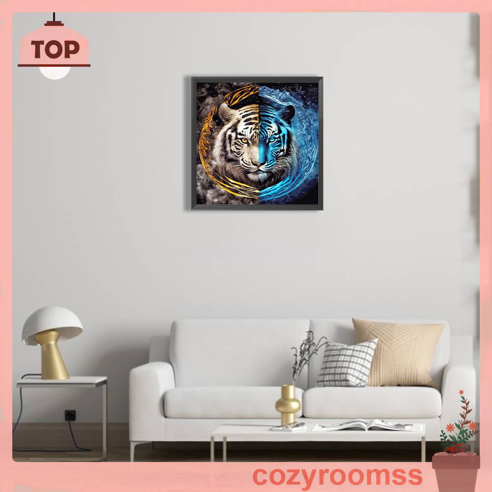 Tranh Đính Đá Kim Cương Toàn Bộ 5D DIY Hình Vẽ Hổ