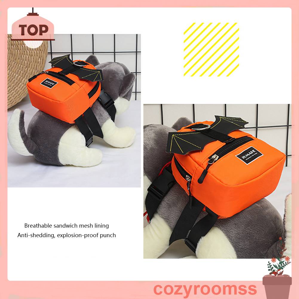 Túi Đựng Thức Ăn Vặt Cỡ Lớn Tự Dính Hình Đôi Cánh Dễ Thương Cho Thú Cưng