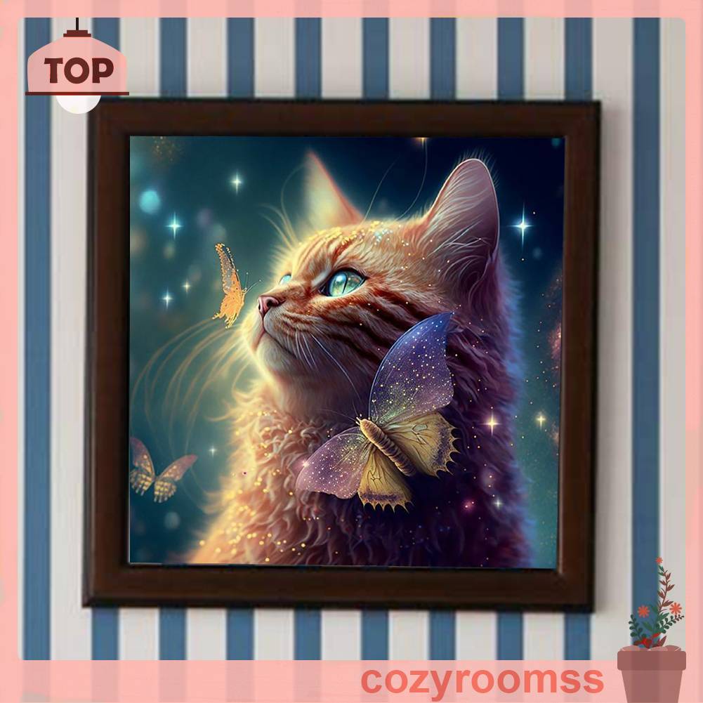 Tranh Đính Đá Kim Cương Toàn Bộ 5D DIY Hình Vẽ Động Vật