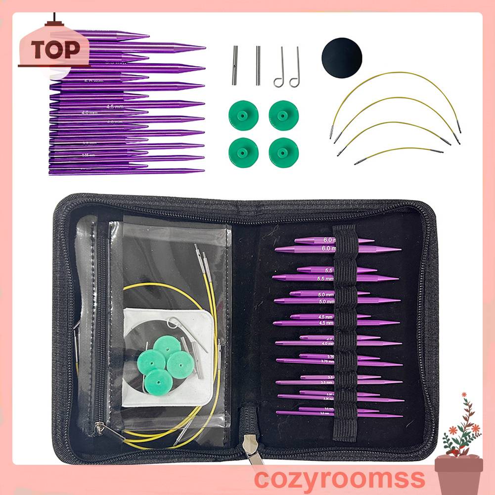 1 Bộ Kim Móc Len Bằng Nhôm Thoải Mái DIY