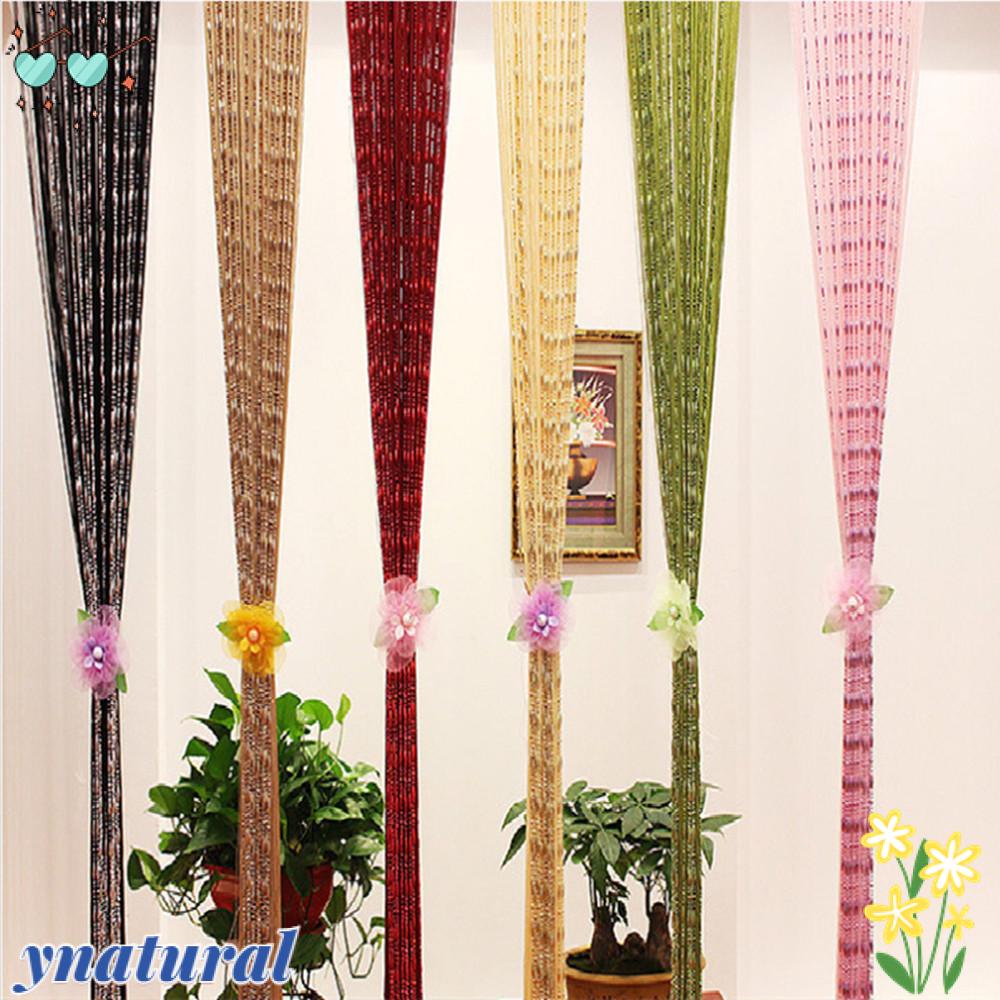 YNATURAL Dây Treo Rèm Cửa Sổ Dạng Tua Rua Dài 1Mx2M