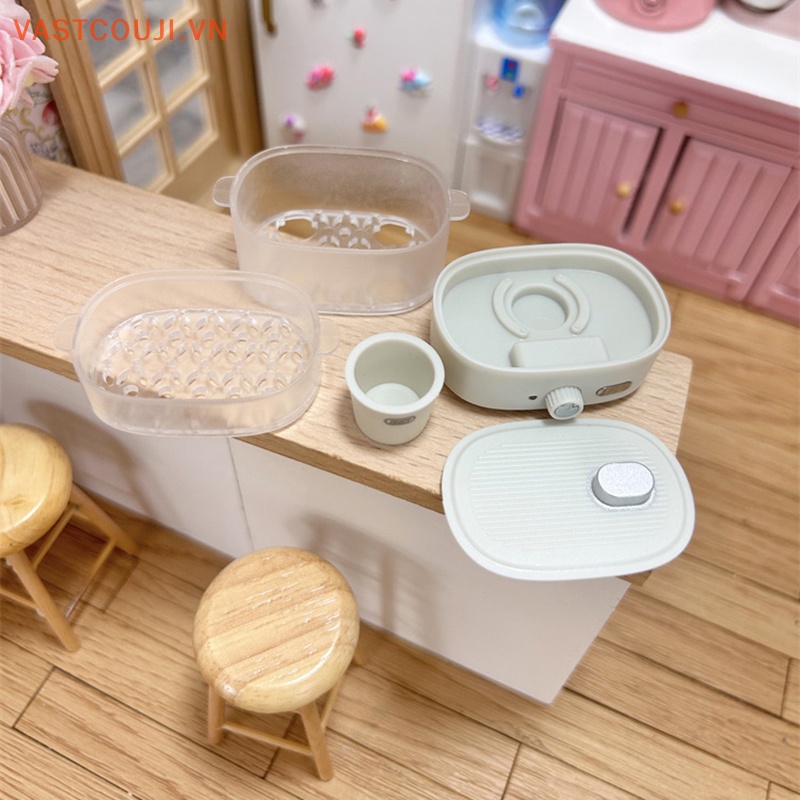 1 Mô Hình Máy Hấp Trang Trí Nhà Búp Bê Tỉ Lệ 1: 12