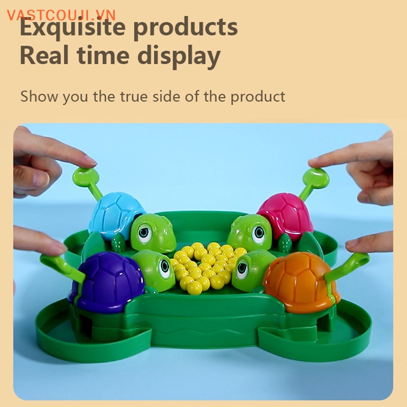 Bộ Trò Chơi Rút Đậu Nuôi Rùa VASTJI Hungry Vui Nhộn Cho Bé