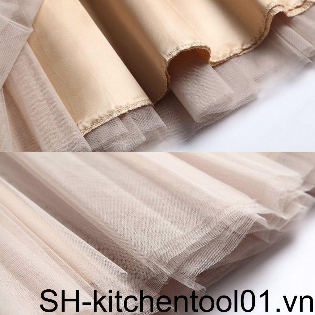 Chân Váy Lưới Xếp Ly Chất Lượng Cao Thời Trang Du Lịch Cho Nữ