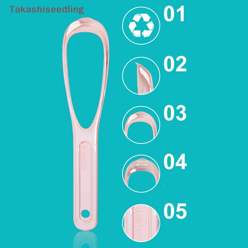 1 Dụng Cụ Vệ Sinh Lưỡi Bằng Nhựa Có Thể Tái Sử Dụng