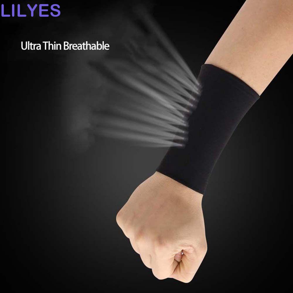 LILYES Vỏ Bọc Bảo Vệ Cổ Tay Bằng Lụa Lạnh Co Giãn Tiện Dụng Cho Nam Và Nữ