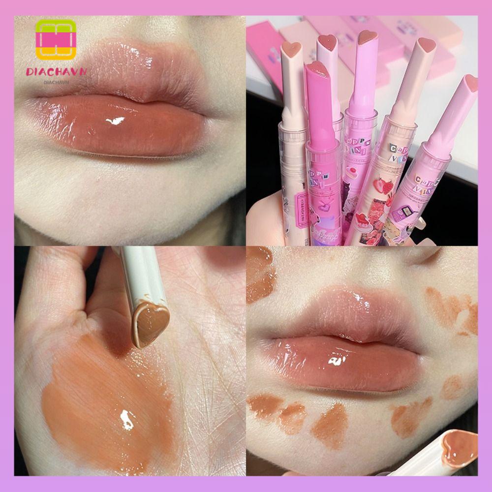 DIACHAVN Son Môi Dạng Thạch Dưỡng Ẩm Trái Tim Ngọt Ngào Cho Nữ