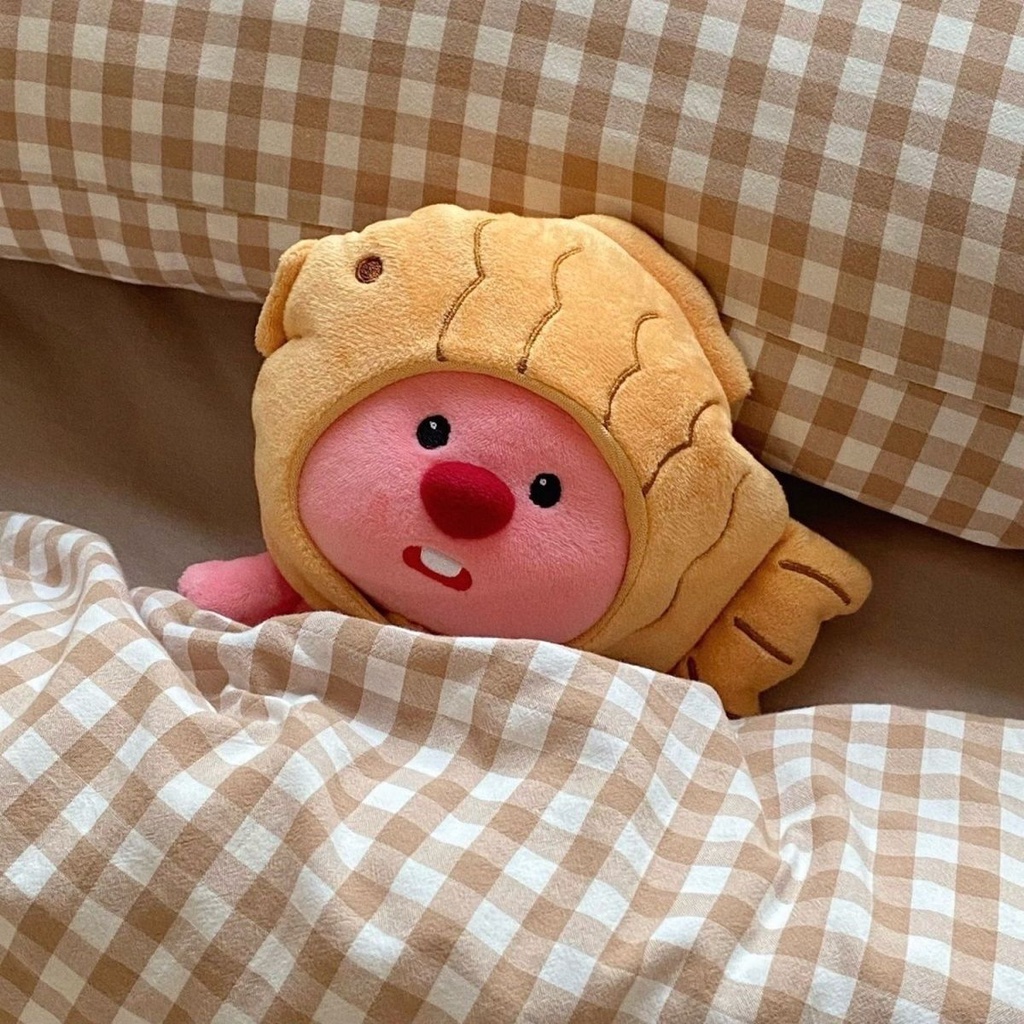 Búp Bê Taiyaki Taiyaki Màu Hồng Dễ Thương Dùng Để Trang Trí Túi Xách