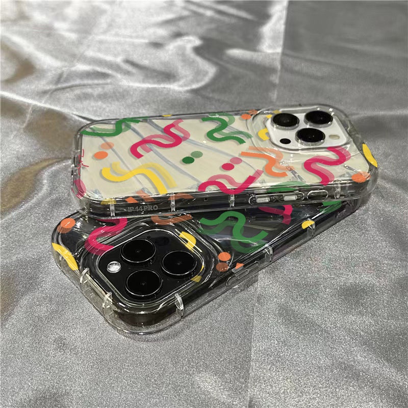 Ốp Điện Thoại Mềm Trong Suốt Họa Tiết Cá Sấu Dễ Thương Cho iPhone14promax 1312 / 11 7 / 8plus xr / sins AEAM