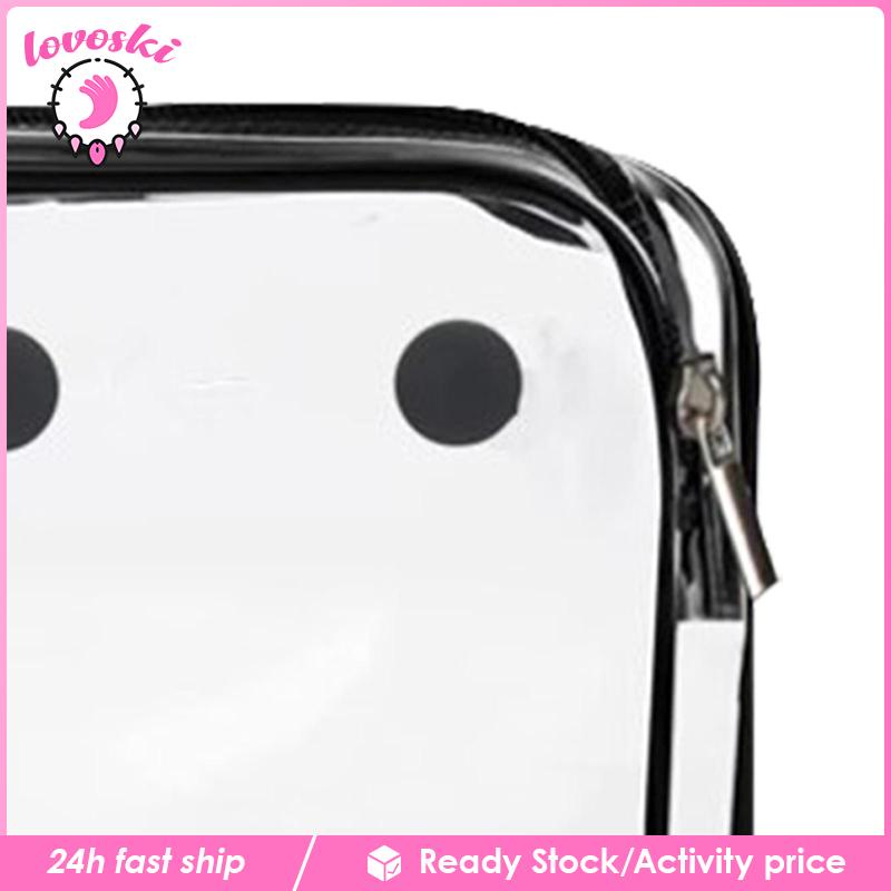 Túi Đựng Mỹ Phẩm Lovoski Màu Trong Suốt Tiện Dụng Mang Theo Du Lịch