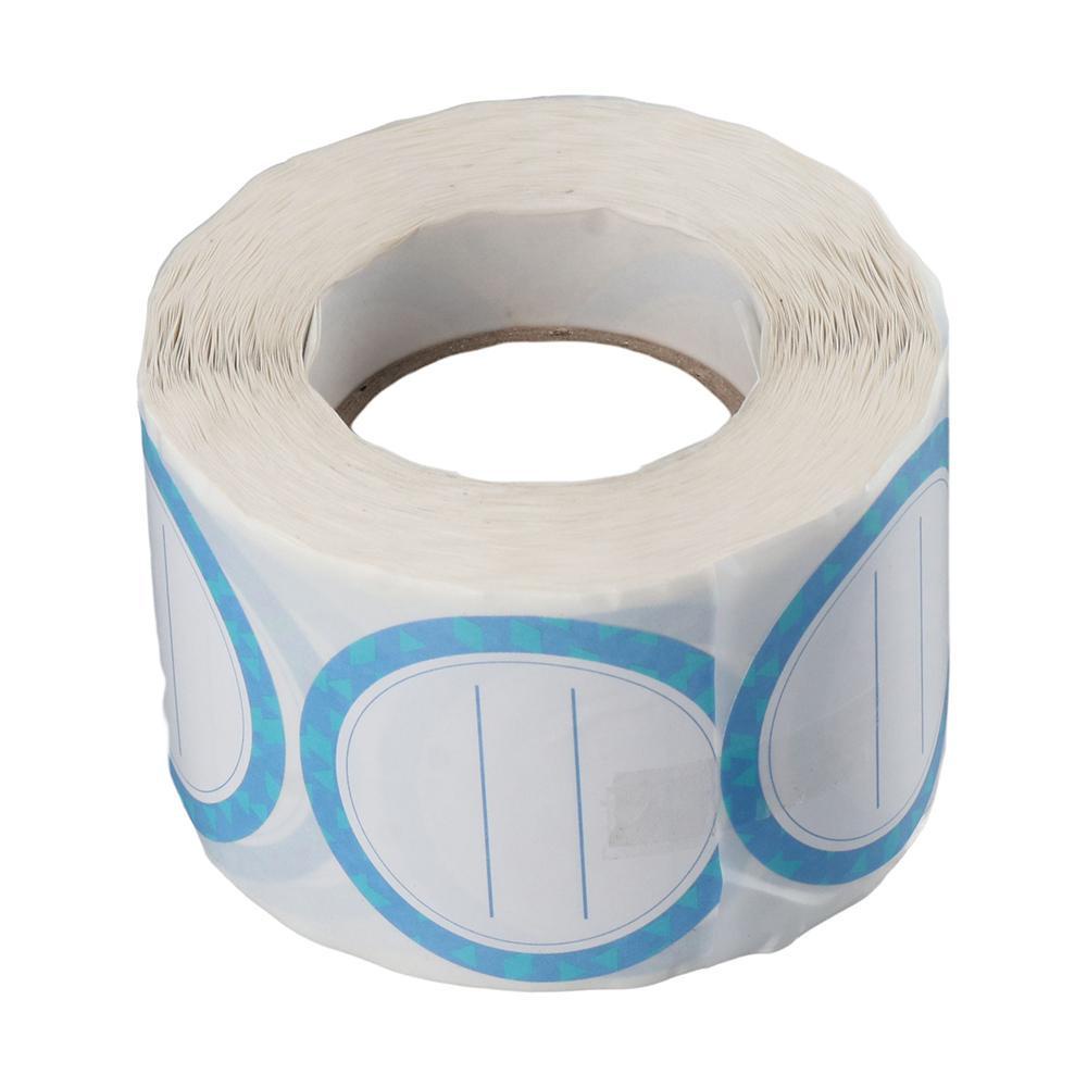 CHOOKEY Bộ 500 Miếng Dán Hình Tròn Màu Xanh Dương Có Thể Viết Được 2 Trong Một