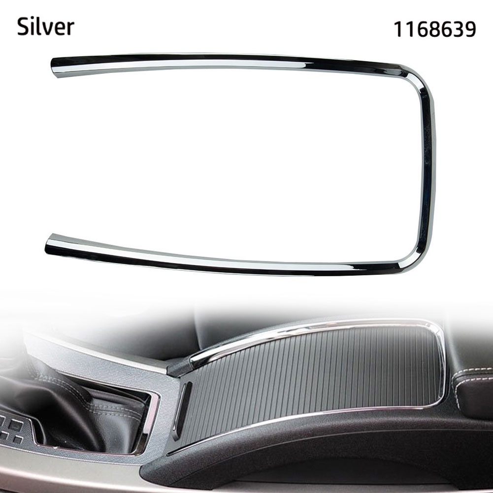 1 Giá Đỡ Cốc Bằng Nhựa ABS Màu Bạc Chất Lượng Cao Cho Buick