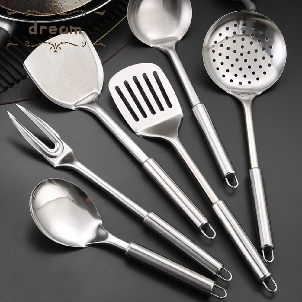 【DREAMLIFE】Stainless Steel Cooking Utensil Tool Set for Efficient &amp; Safe Cooking Experience