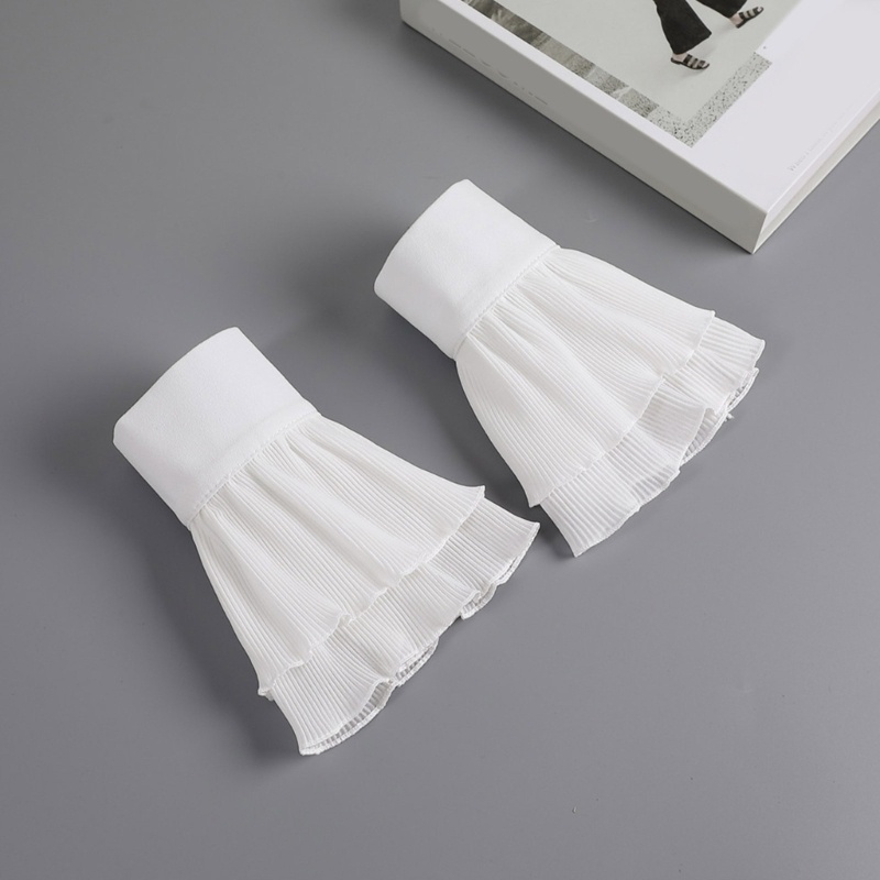 Áo Sweater Giả Nhiều Lớp Tay Loe Co Giãn Trang Trí Ngọc Trai Thời Trang Cho Nữ