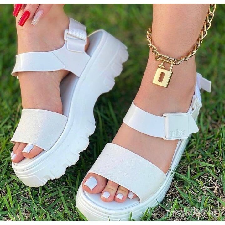 Melissa thick bottom sandals