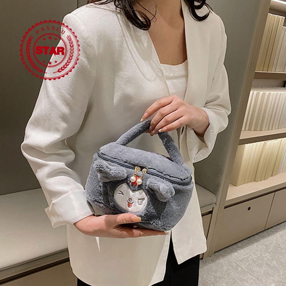 Túi Đựng Đồ Trang Điểm Du Lịch Họa Tiết Hoạt Hình Kuromi Q3X0