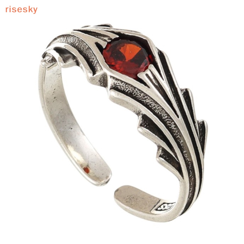 Nhẫn Bạc 925 Đính Đá Đỏ Thời Trang Dành Cho Nữ