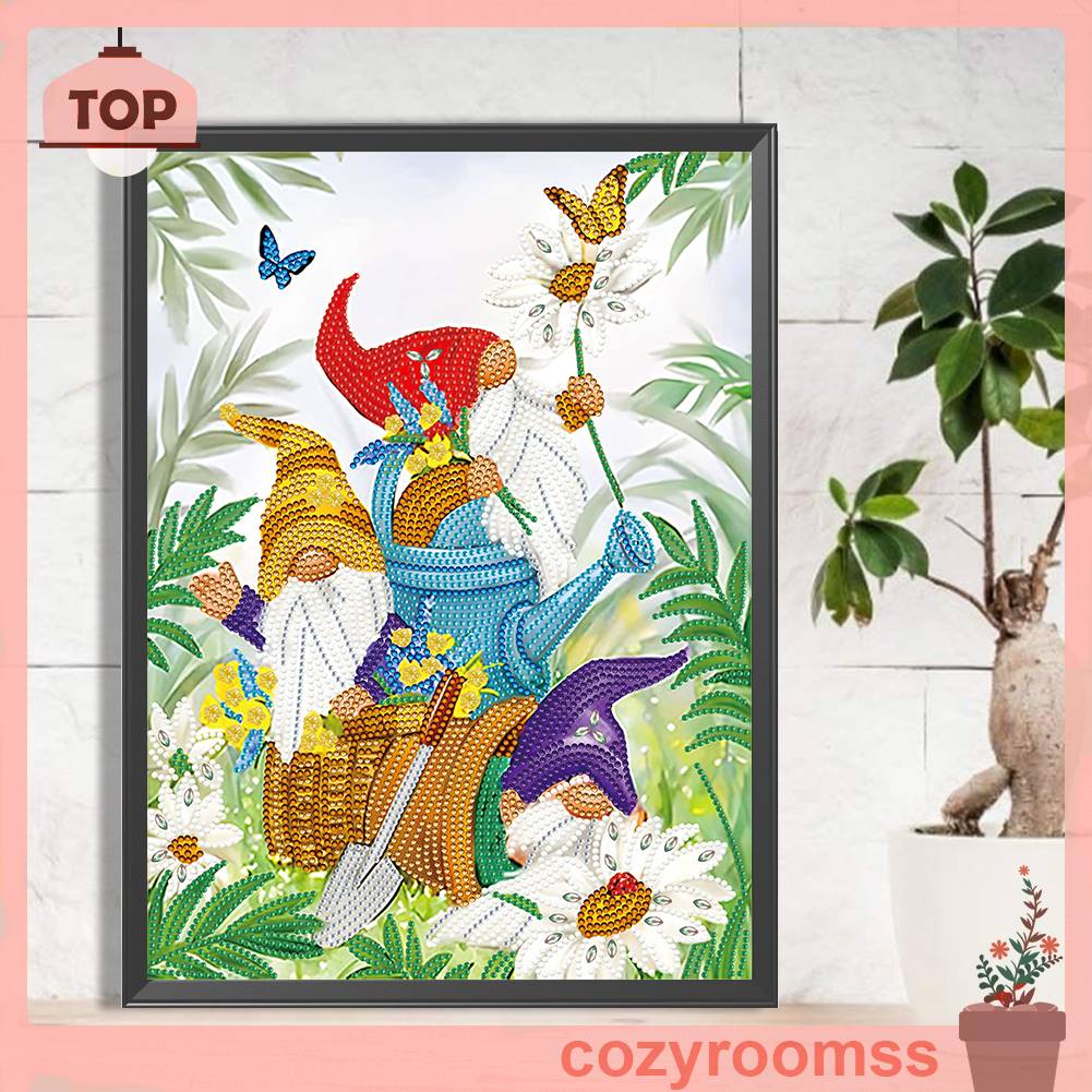 Bộ Tranh Đính Đá 5D Tự Làm Hình Goblin Trang Trí Nhà Cửa