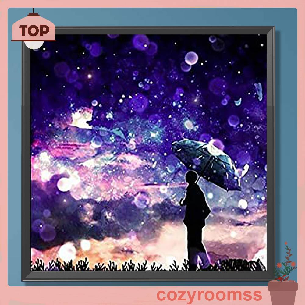 Bộ Tranh Đính Đá 5D Tự Làm Toàn Diện Hình Bé Trai Trang Trí Nhà Cửa