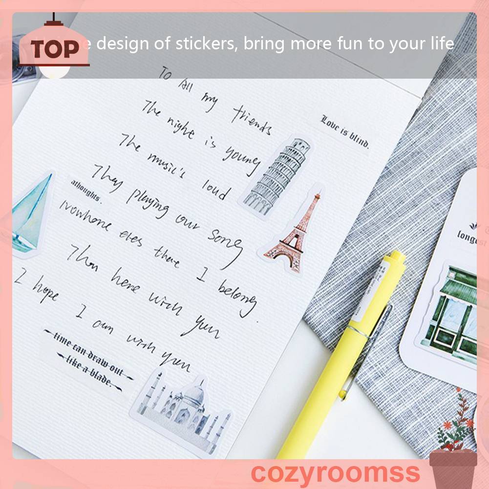 Hộp 46 Hình Dán One Person Trang Trí Sổ Tay DIY