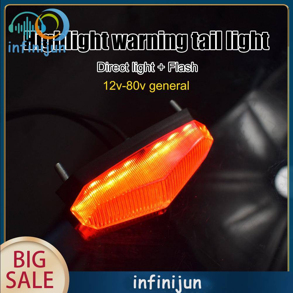 Đèn LED Cảnh Báo An Toàn Gắn Đuôi Xe Đạp Điện