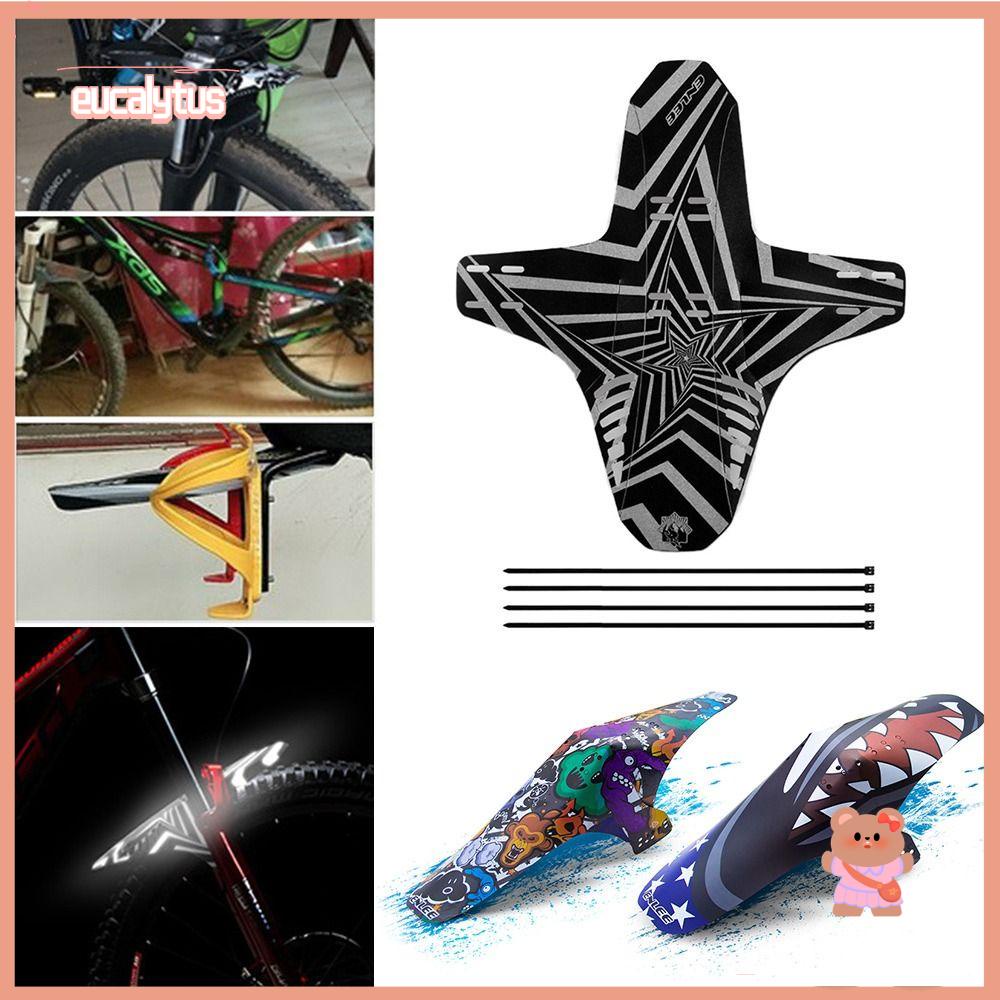 EUTUS Tấm Chắn Bùn Trước Sau In Họa Tiết Đôi Cánh Độc Đáo Cho Xe Đạp