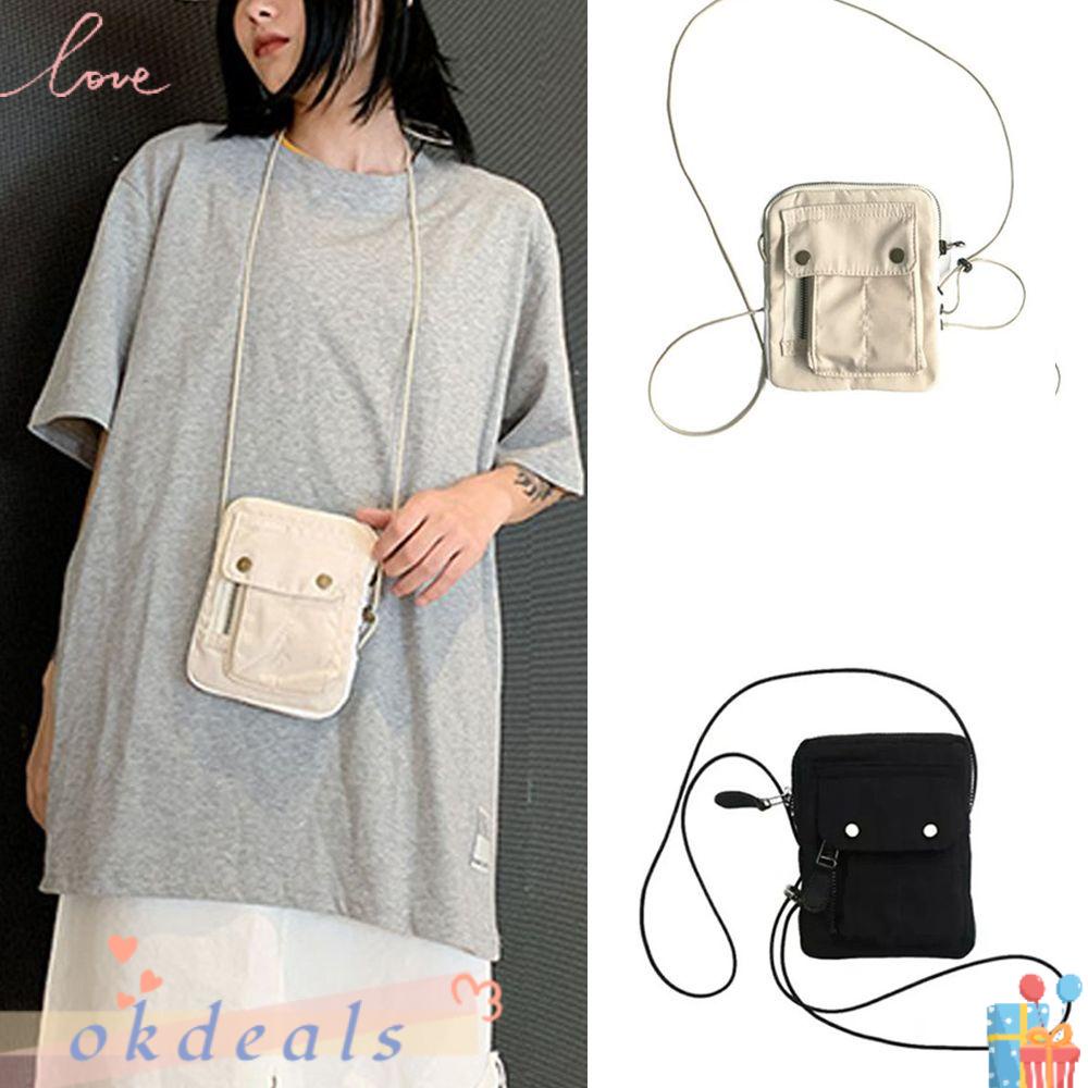 OKDEALS Túi Xách Đeo Vai Thiết Kế Đặc Biệt Phong Cách Harajuku