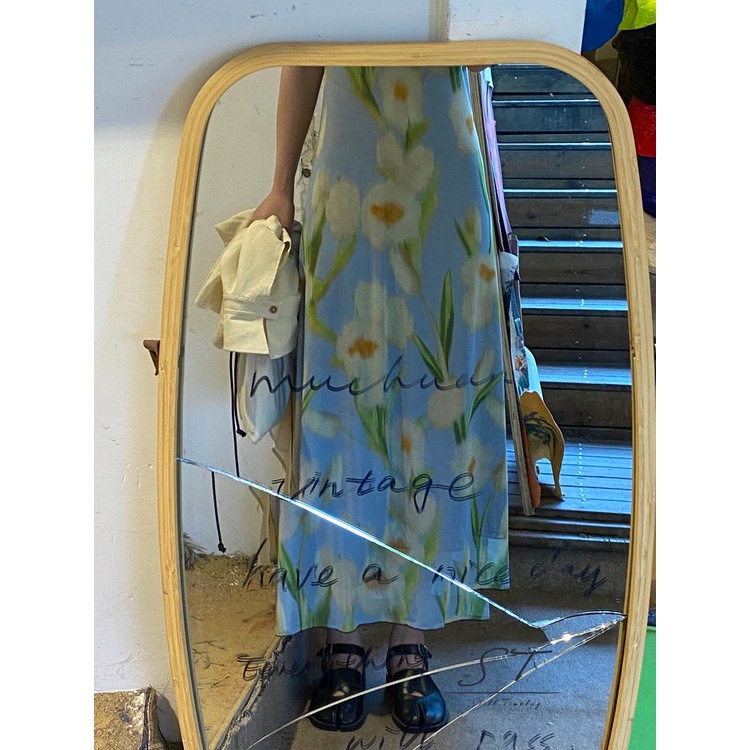 Đầm Hai Dây Dáng Dài Họa Tiết Hoa Thời Trang CY03 Cho Nữ