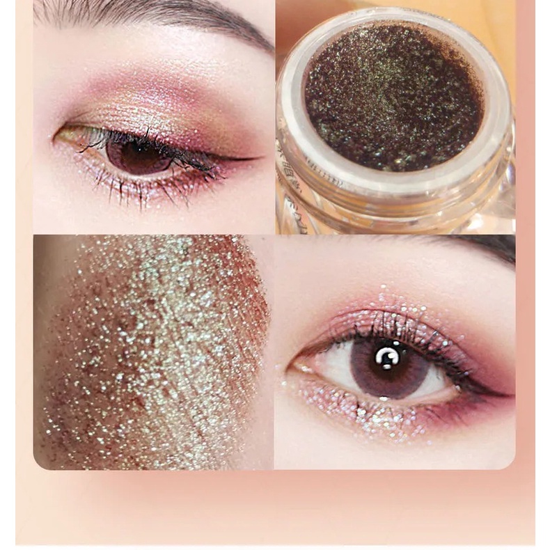 Cavi NV Phấn Mắt Đơn Sắc Ánh Ngọc Trai Lấp Lánh Trang Điểm Sáng Da