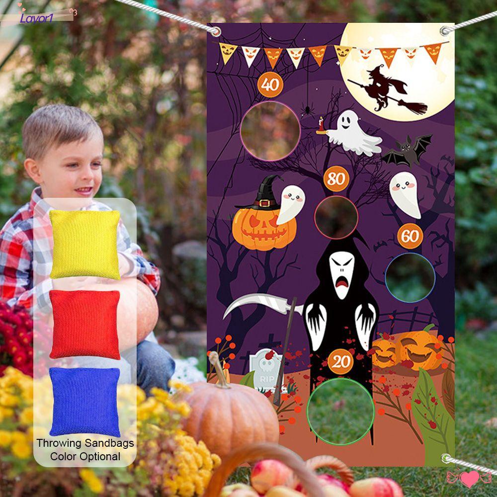 LAYOR1 Trò Chơi Ném Bóng Ma Halloween Vui Nhộn An Toàn Cho Người Lớn Và Trẻ Em