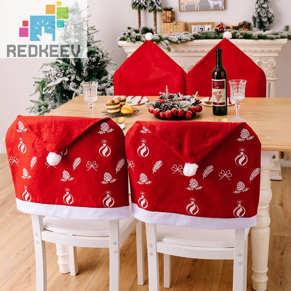 Vỏ Bọc Ghế Trang Trí Giáng Sinh Bằng Vải Không Dệt