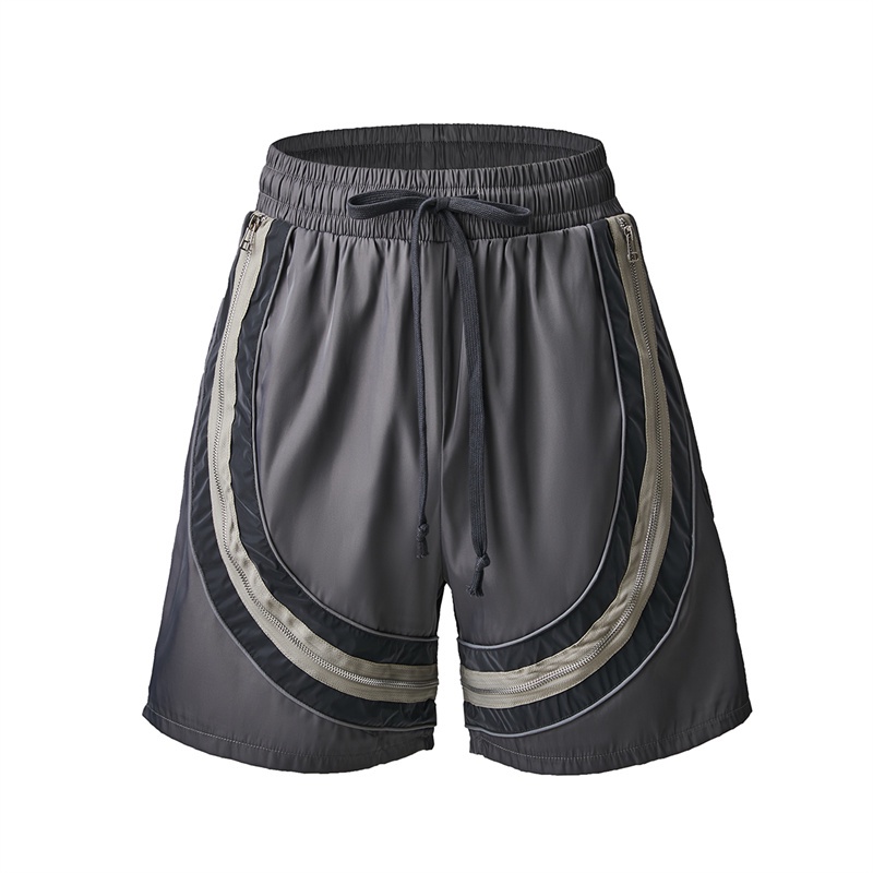 Un-der8-quần Short Dáng Rộng Có Dây Kéo Đa Năng Khóa Kéo Đường Phố Cao Cấp Cho Nam